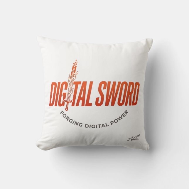 Coussin Chemise à manches longues Digital Sword (Recto)
