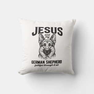 Coussin Chemise de Berger Allemand de Foi pour l'Amour des