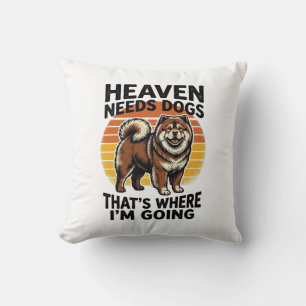 Coussin Chemise de chien Chow Chow Heaven Hommage Vintage