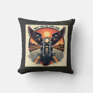 Coussin Chemise de fraternité de moto de route désertique