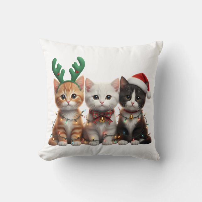 Coussin Chemise de Noël Bernedoodle,  (Recto)