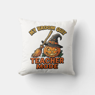 Coussin Chemise de professeur Halloween drôle conception d