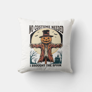 Coussin Chemise Épouvantail Citrouille pour Humour de Cost