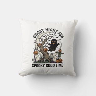 Coussin Chemise fantôme Halloween Design fun cimetière vin