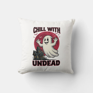Coussin Chemise fantôme Halloween Design Zombie Haunted Vi