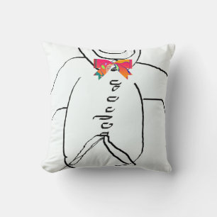 Coussin Chemise Silhouette Avec Un Arc En Ciel Enfants Amu