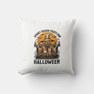 Coussin Chemise sorcière citrouille épouvantail Halloween