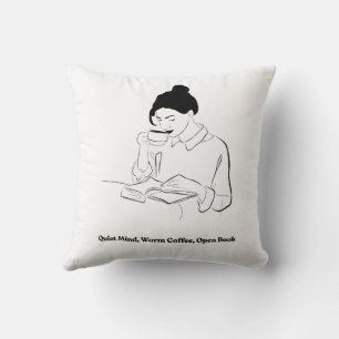 Coussin Chemise T-shirt à ligne artistique sur le thème du