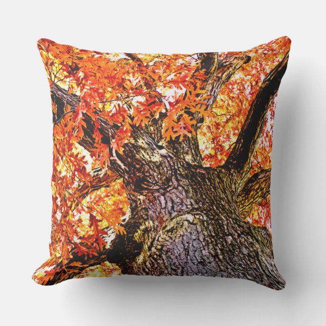 Coussin Chêne à feu (Recto)