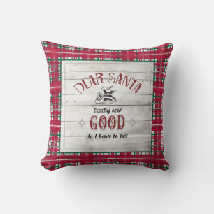 Coussin Cher Père Noël Exactement Comme C'Est Bien   Chris