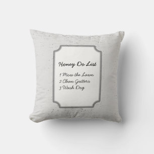 Coussin Chéri Do, Miel Fait Drôle Texte Personnalisé