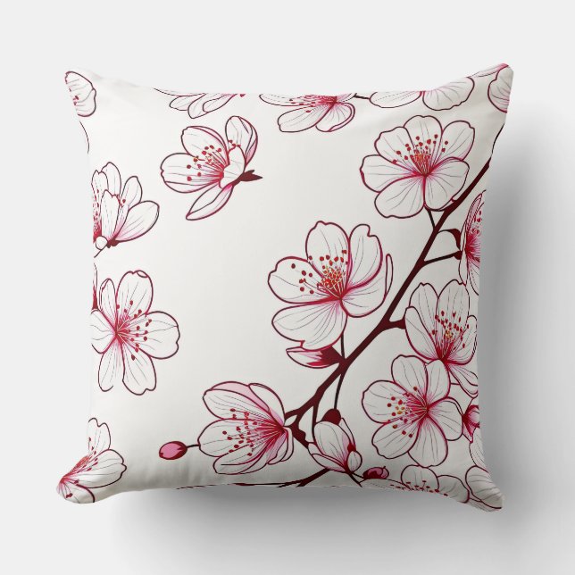 Coussin Cherry Blossom Kiss (Recto)