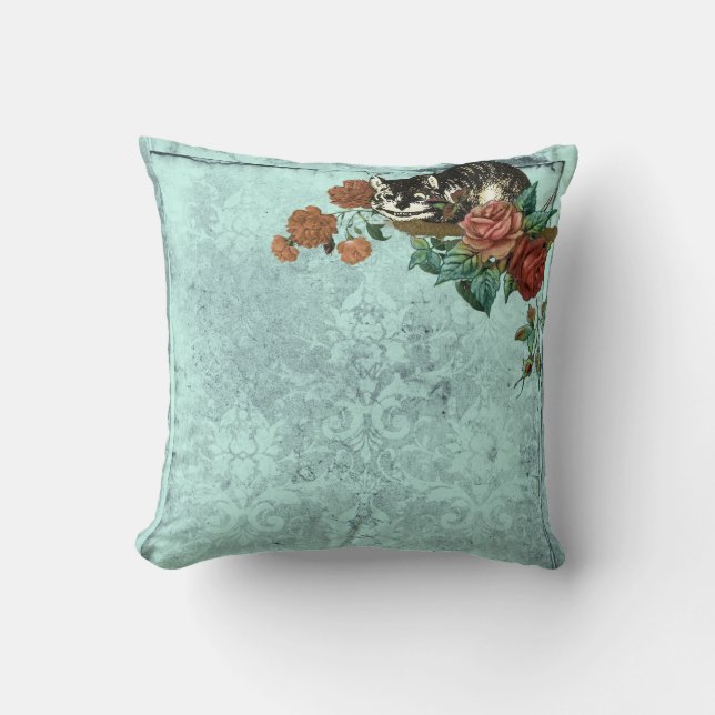 Coussin Cheshire Cat Alice au pays des merveilles (Recto)