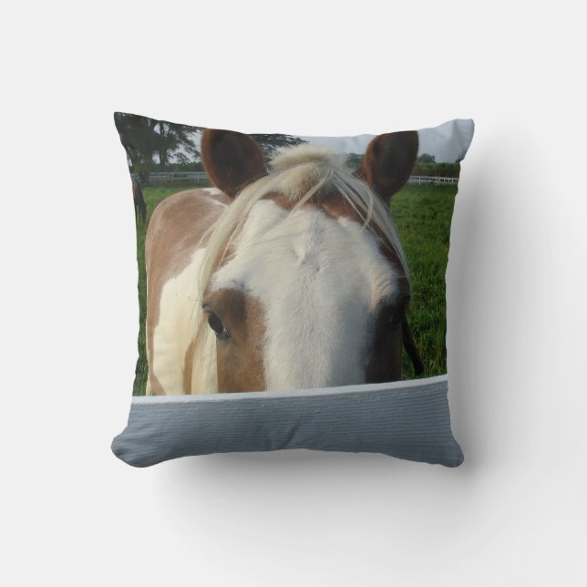 Coussin Cheval Cache-Cache (Recto)