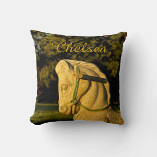 Coussin Cheval de châtaignes personnalisé