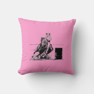 Coussin Cheval de course de baril