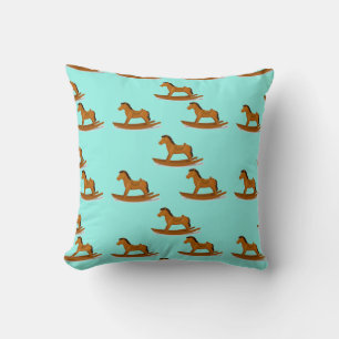 Coussin Cheval en bois rocheux