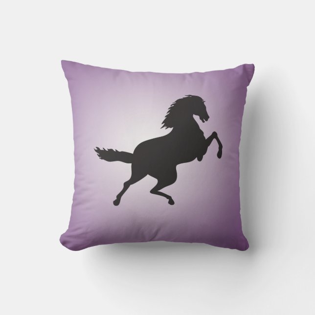 COUSSIN CHEVAL EN SILHOUETTE (Recto)