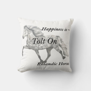 Coussin Cheval islandais charismatique Tolt On