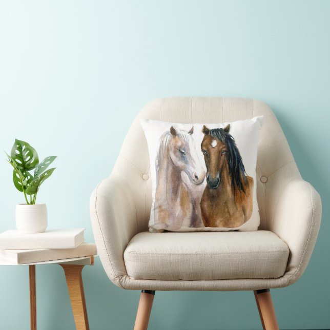 Coussin Chevaux (Chaise)