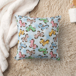 Coussin Chevaux de Jouet Colorés