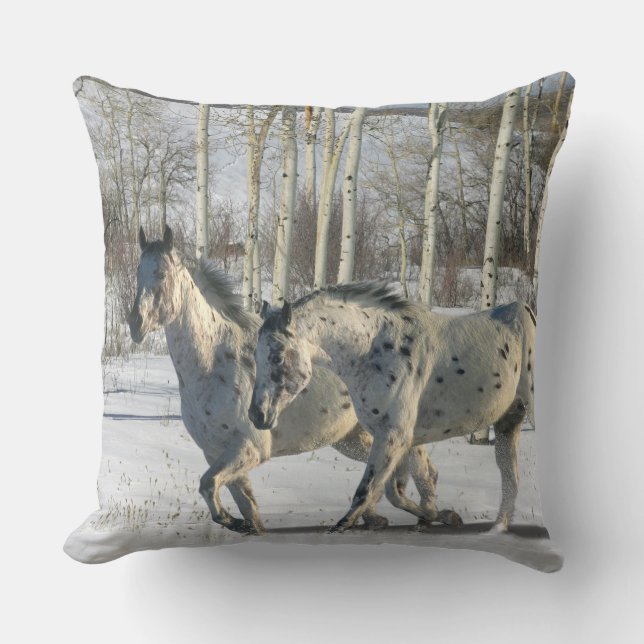 Coussin Chevaux d'imaginaire : Le pays des merveilles (Recto)