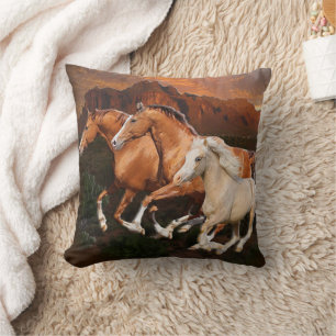 Coussin Chevaux sauvages d'Arizona