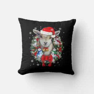 Coussin Chèvre Noël Ornament Décoration Cadeau Noël Cadeau