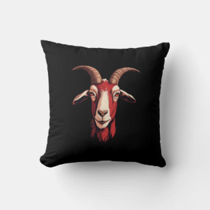 Coussin Chèvre rouge