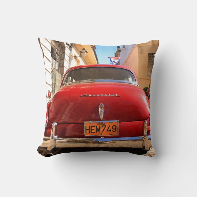 Coussin Chevrolet rouge (Recto)