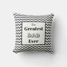 Chevron Grand Papa Jamais Cushion