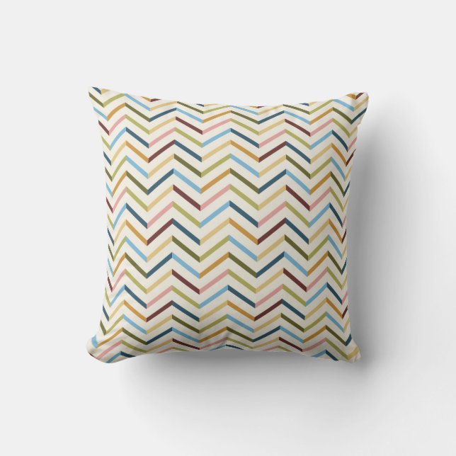 Coussin Chevron MultiColor (Recto)