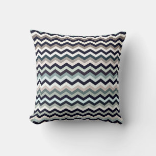 Coussin Chevron Muted Multicolor Motif rideau de douche