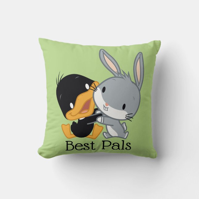 Coussin Chibi DAFFY DUCK™ & BUGS BUNNY™ (Recto)