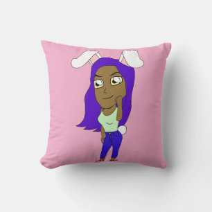 Coussin Chibi Lapinegirl