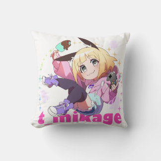 Coussin Chibikage Throw Pillow クッション
