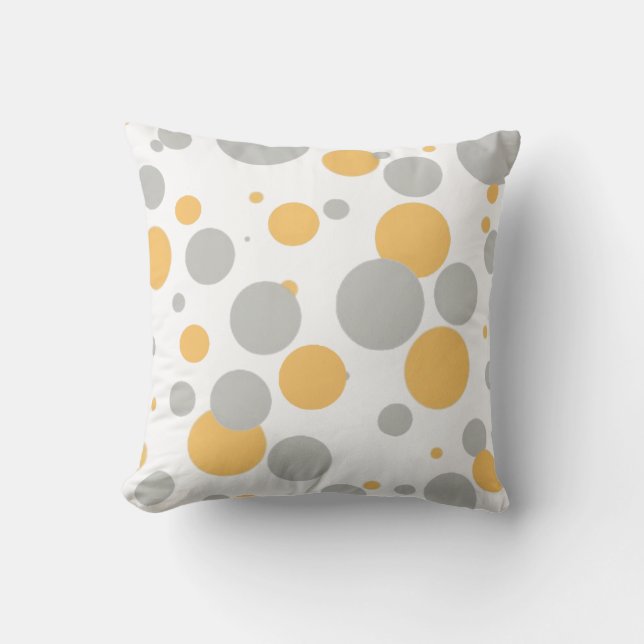 Coussin Chic moderne Polka personnalisée Dot Lancer Oreill (Recto)