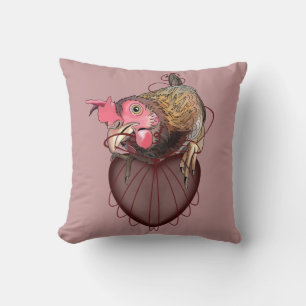 Coussin Chicken Pulling Coeurs