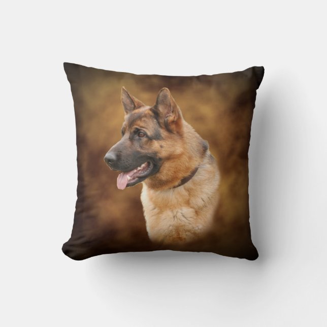 Coussin Chien berger allemand (Recto)