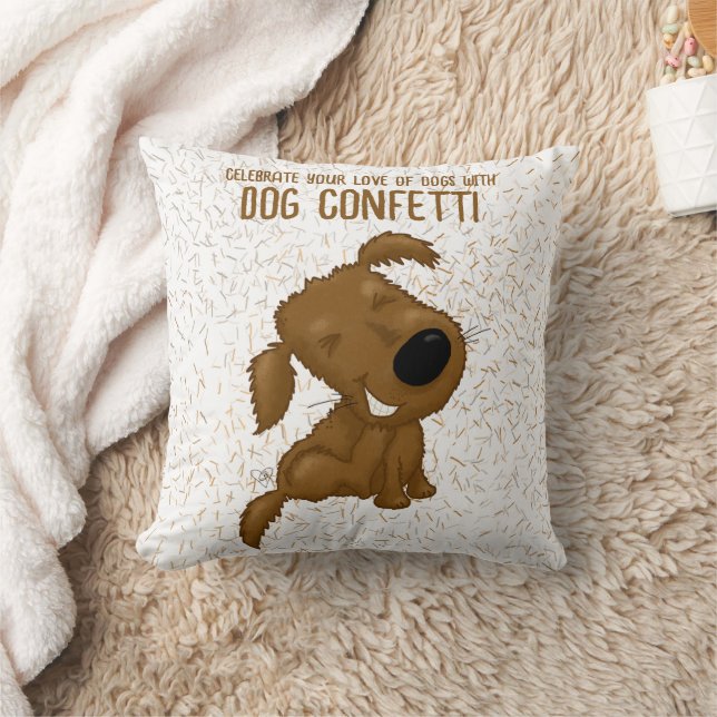 Coussin Chien Confetti Chedding Chien (Couverture)