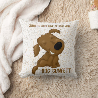 Coussin Chien Confetti Chedding Chien