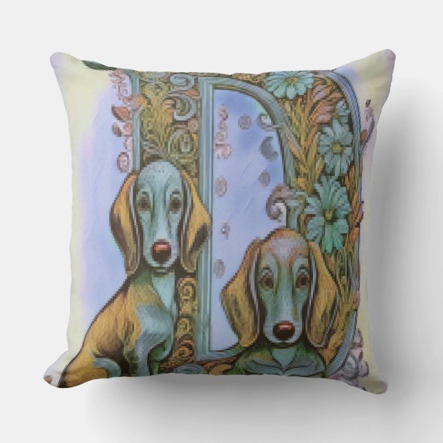 Coussin Chien D Alphabet  (Recto)