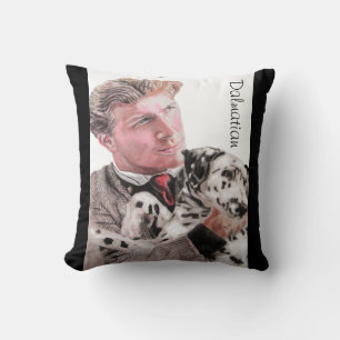 Coussin Chien Dalmatien Chien Chien mignon Animal Pot Cous