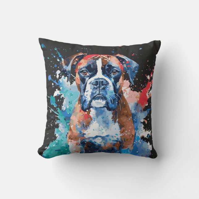 Coussin Chien de boîte (Recto)