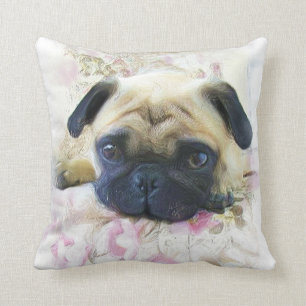 Coussin Chien de carlin