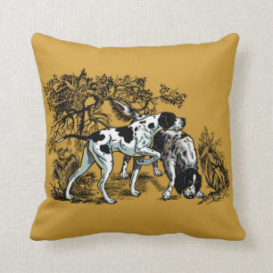 Coussin chien de chasse