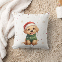 Chien de Noël Adorable - Noël de chiot festif