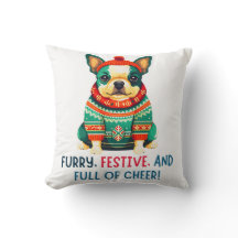 Chien de Noël Chaud et Fuzzy