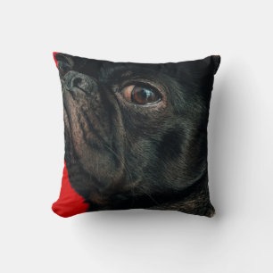 Coussin chien de rojo