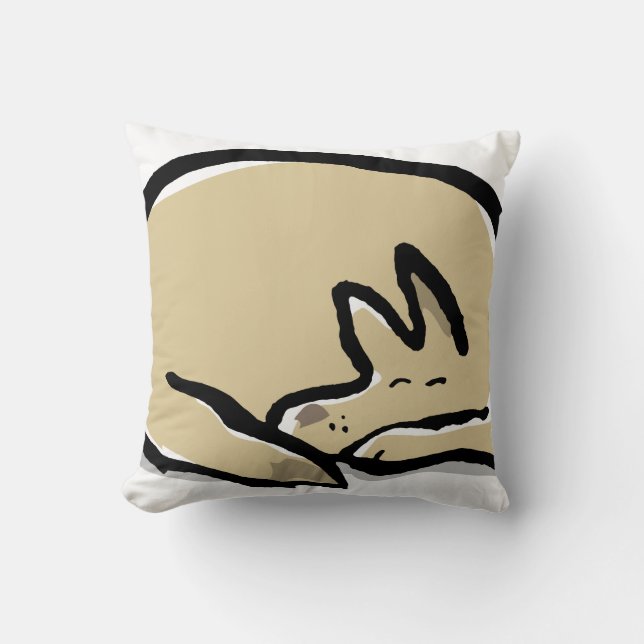 Coussin chien de sommeil (Recto)